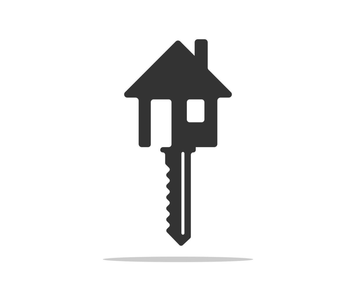 Key icon . Keys symbol flat design. vector