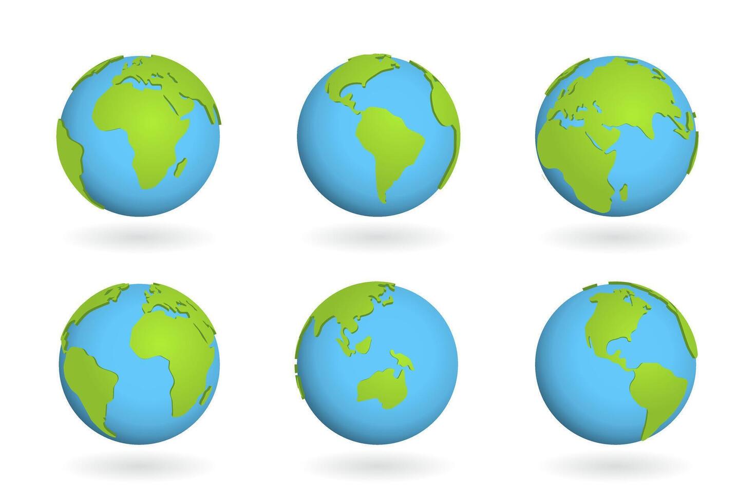 Globe earth world sign. planet, 3d map on the ball shape. Digital surface countries, concept design for ecology and communication, worldwide icon. vector