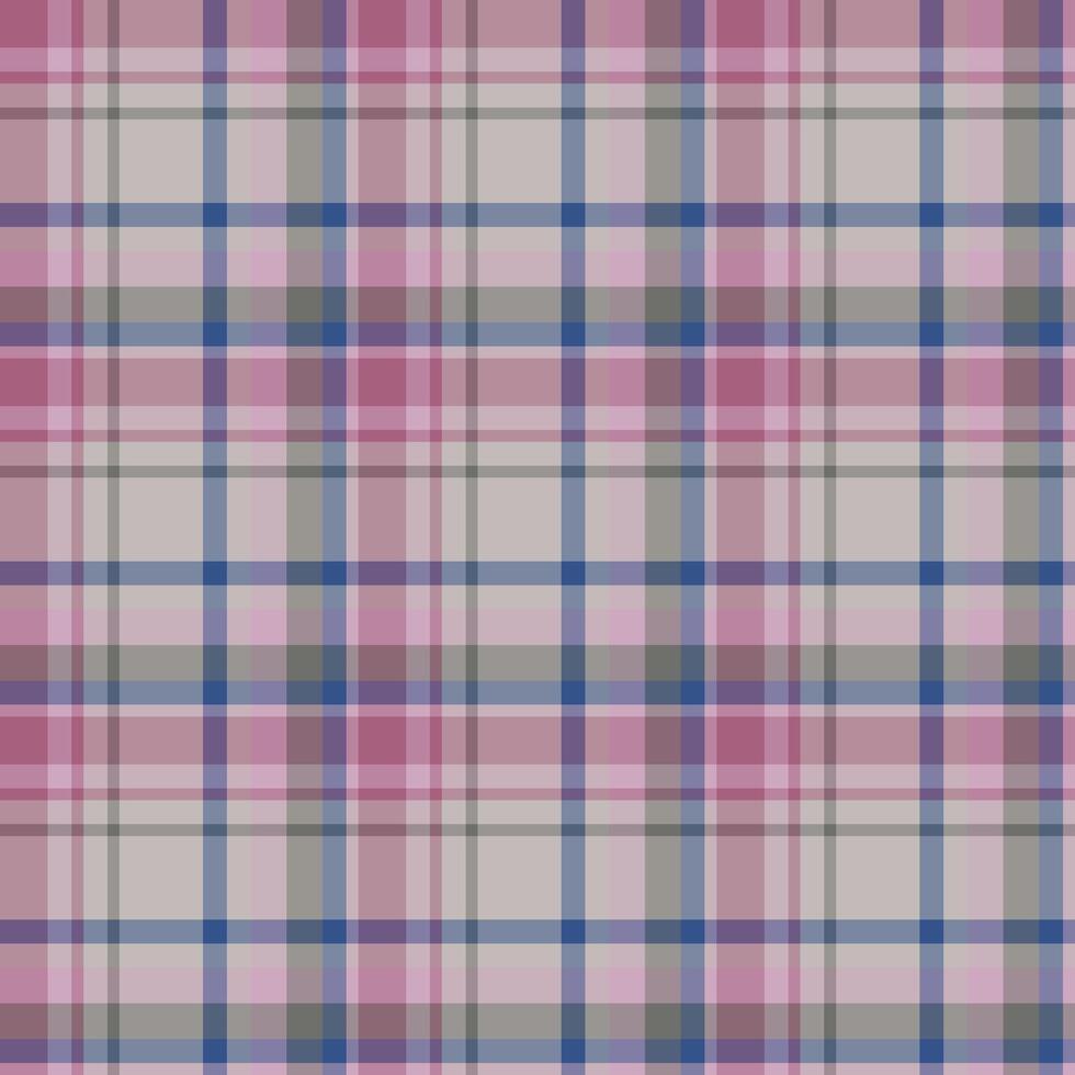Plaid seamless pattern. Christmas background of textile ornament. Flat fabric design. vector