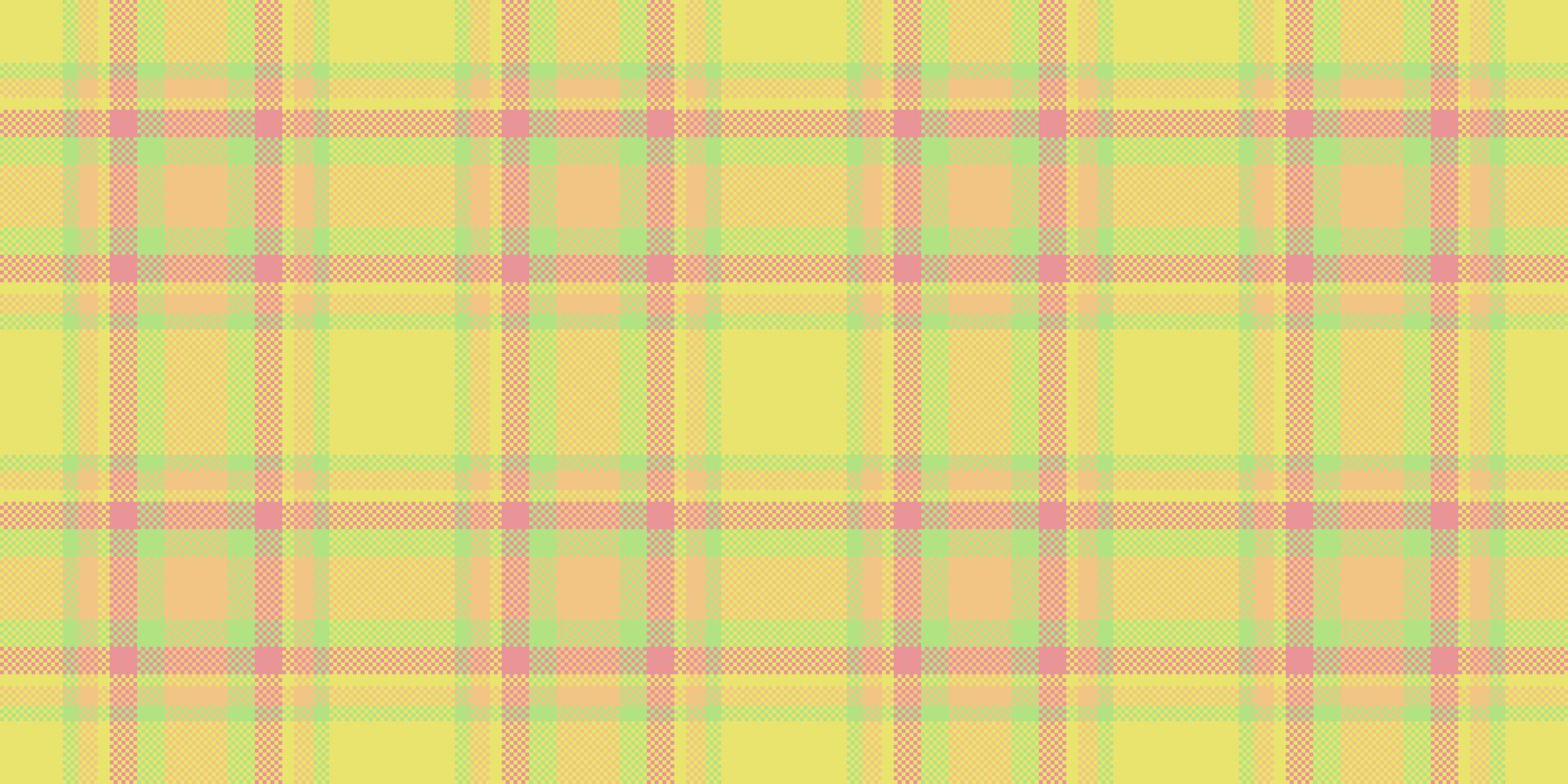 Swatch background pattern, stripe check textile fabric. Oilcloth tartan texture plaid seamless in yellow and amber colors. vector
