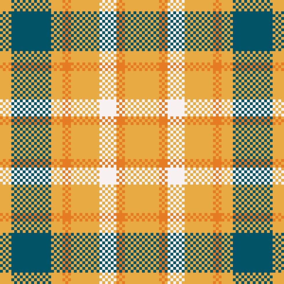 Textile design of textured plaid. Checkered fabric pattern swatch for shirt, dress, suit, wrapping paper print, invitation and gift card. vector