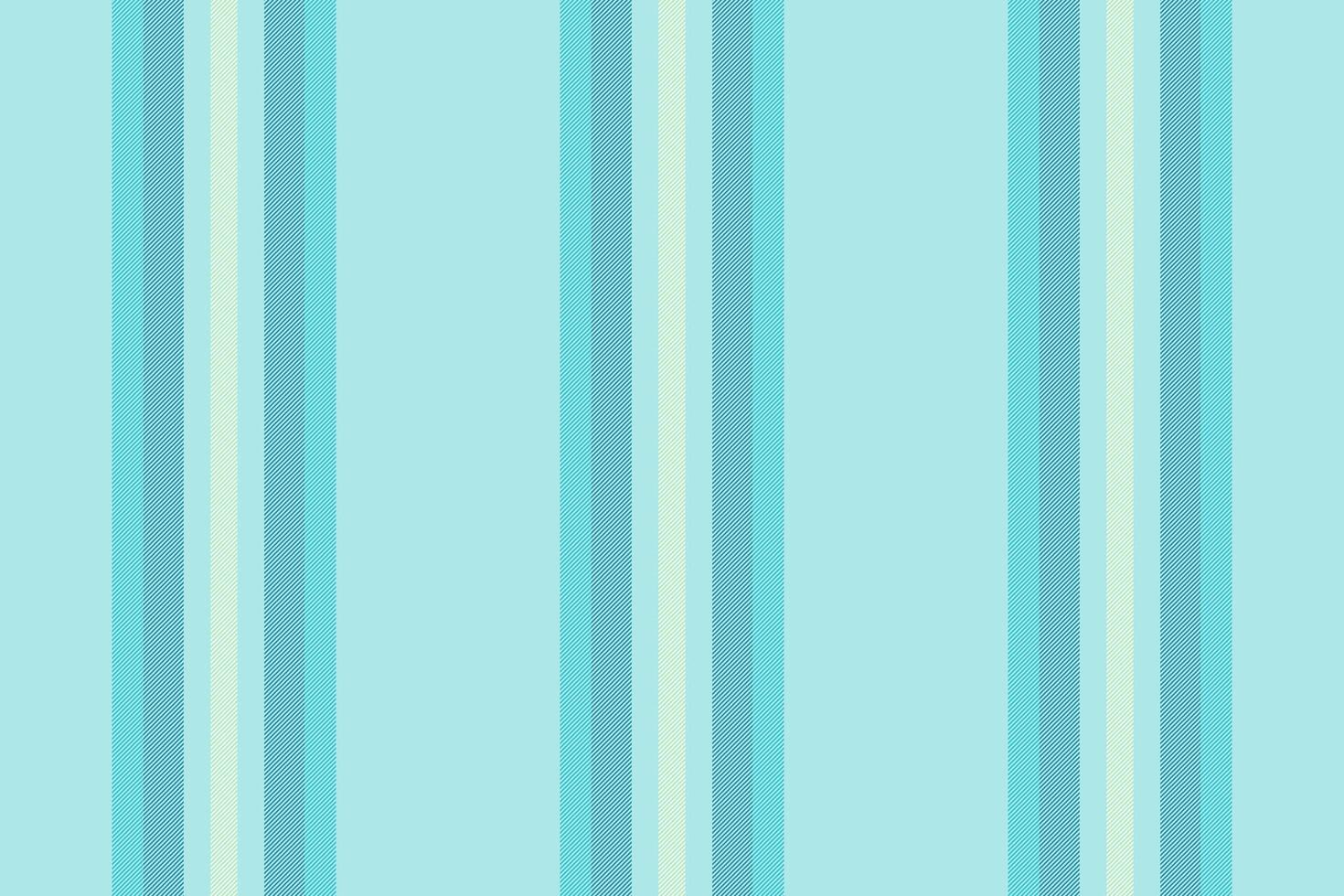 Gala stripe background, easter pattern texture textile. Template seamless fabric lines vertical in light and cyan colors. vector