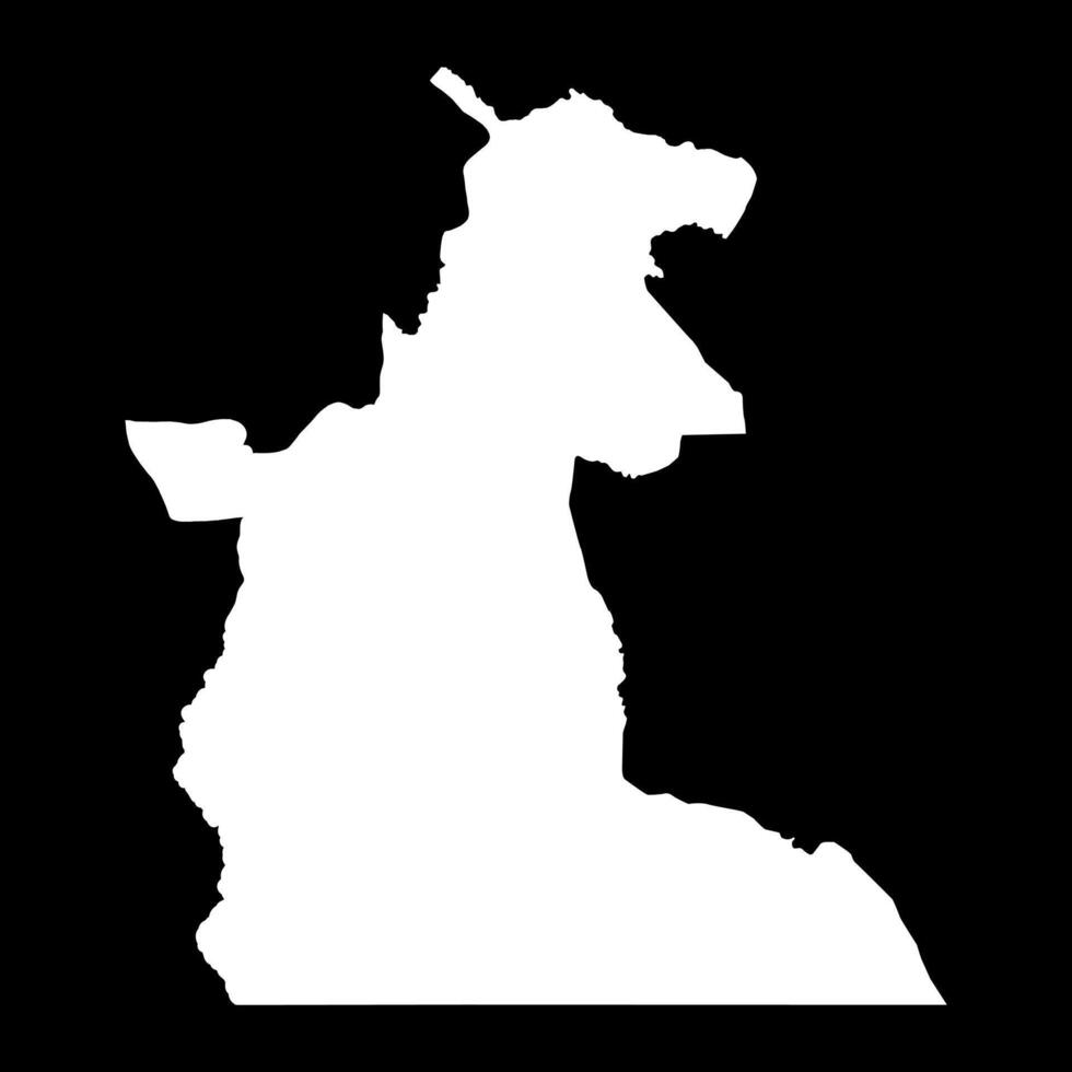 Maniema province map, administrative division of Democratic Republic of the Congo. illustration. vector
