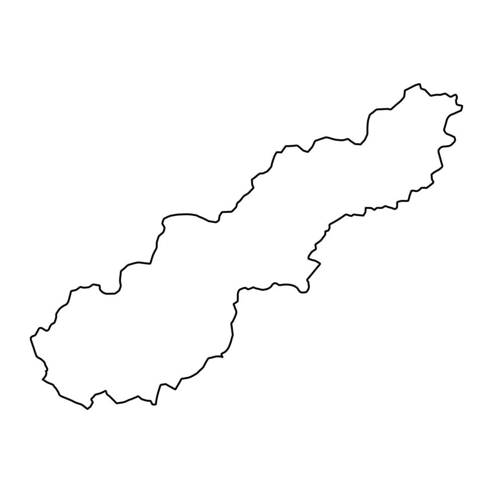 Mansehra district map, administrative division of Pakistan. illustration. vector
