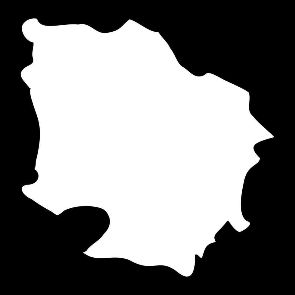 Nablus Governorate map, administrative division of Palestine. illustration. vector