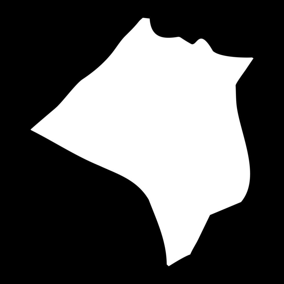 Khan Yunis Governorate map, administrative division of Palestine. illustration. vector