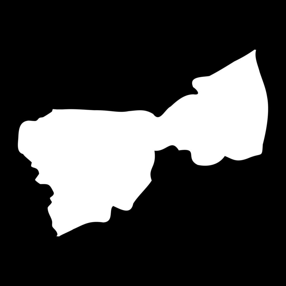 Qalqilya Governorate map, administrative division of Palestine. illustration. vector