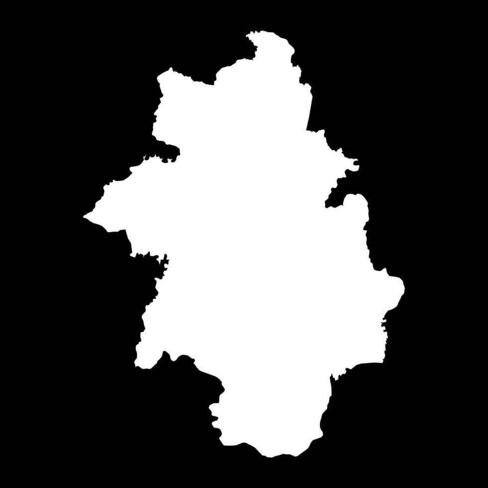 Kankan region map, administrative division of Guinea. illustration. vector