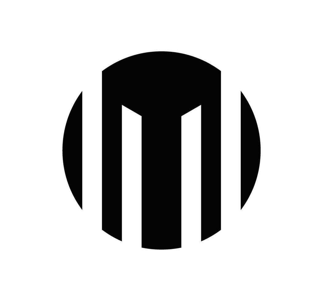 a black and white modern logo vector