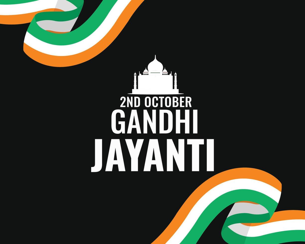 Abstract mahatma gandhi jayanti celebration background illustration vector