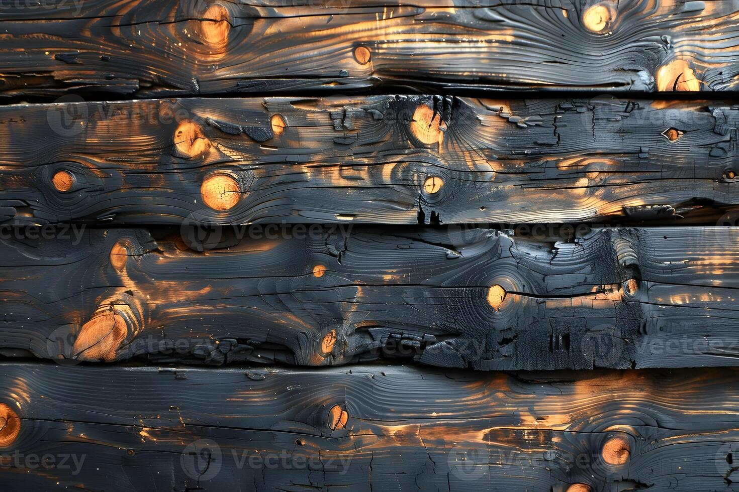 Burnt Wood Texture with Charring Patterns - Ideal for Backgrounds, Textures, and Design Projects photo