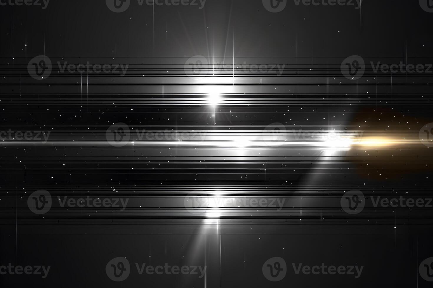 Futuristic Cosmic Rays and Starfield - Abstract Digital Art for Sci-Fi Design photo