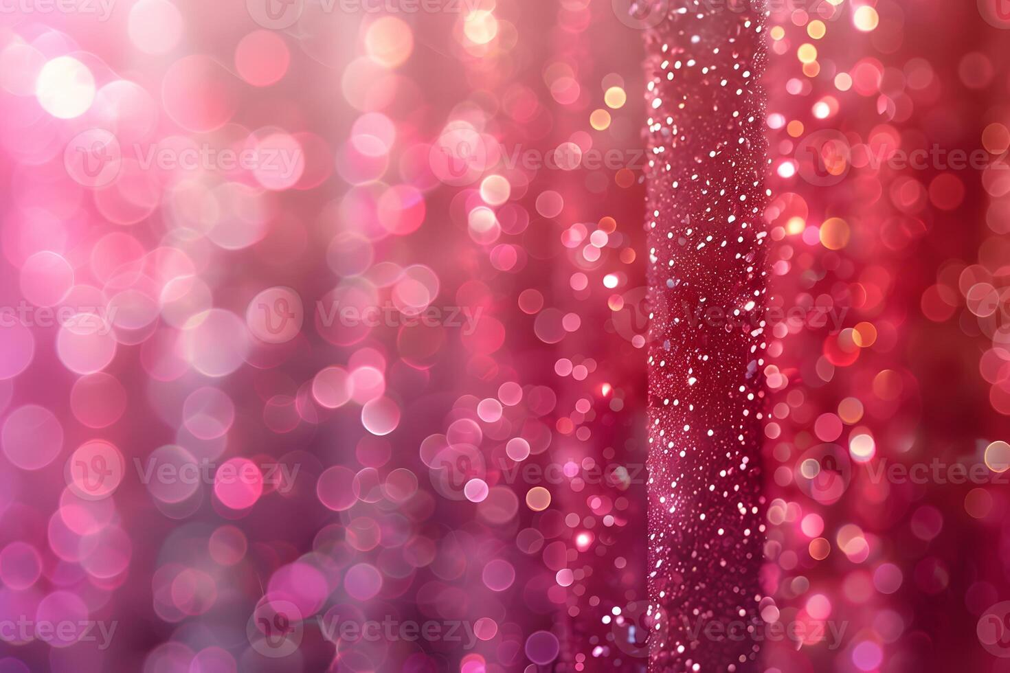 Pink and Red Glitter with Bokeh Effect - Abstract Background for Design, Posters, and Cards photo