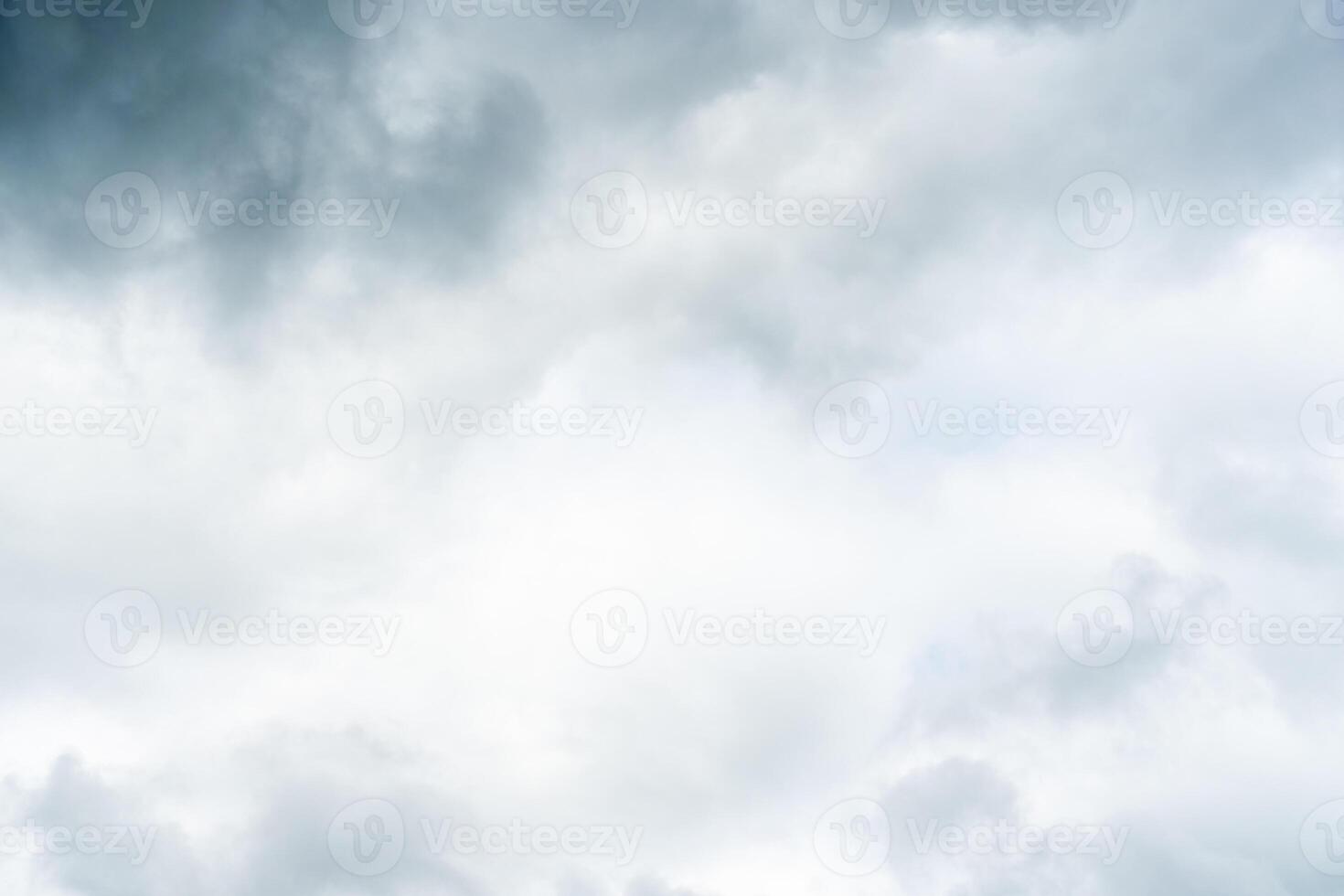 Dark dramatic storm cumulus clouds in autumn. An impending storm, hurricane or thunderstorm. Bad weather. photo