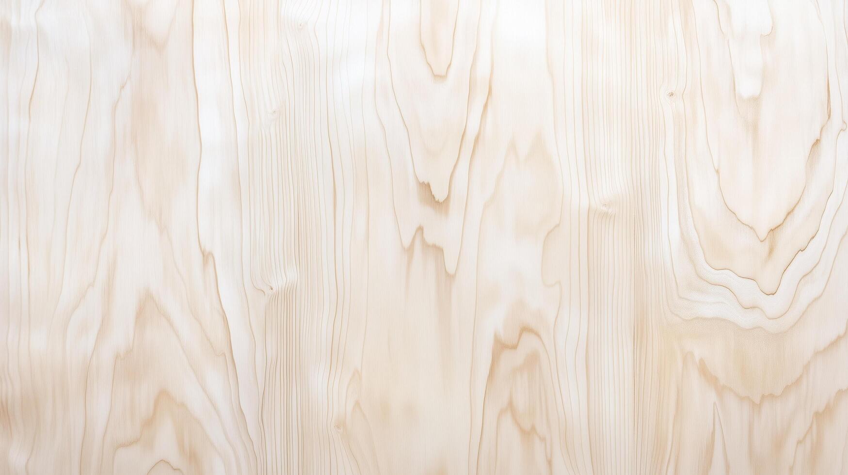 A wooden surface with a grainy texture. The wood is light in color and has a natural look photo
