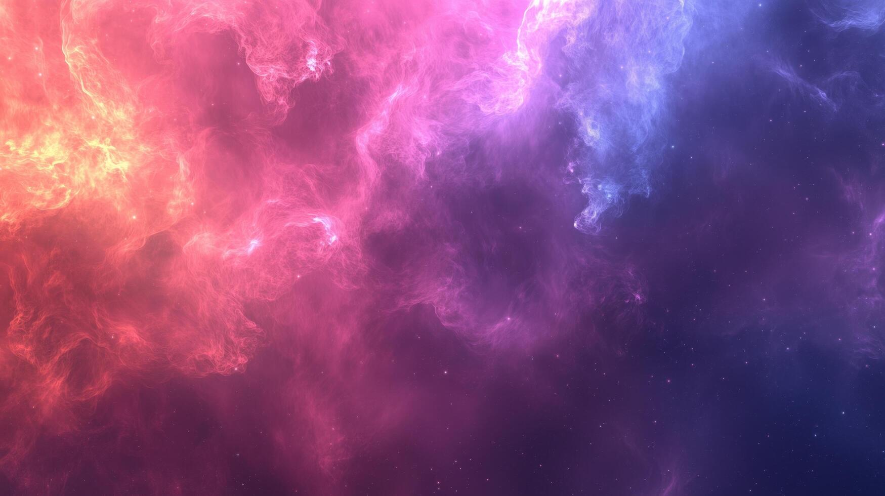 A beautiful, colorful, and starry sky with a pinkish hue. The sky is filled with clouds and stars, creating a sense of wonder and awe. photo