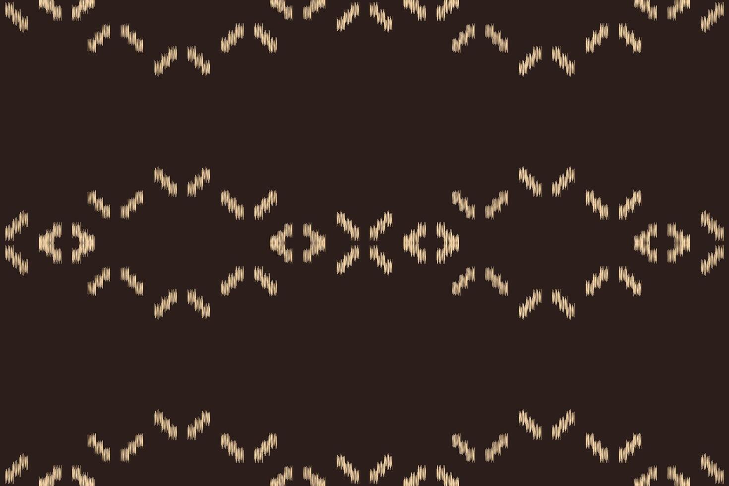 Ethnic color brown tone pattern traditional motif design background. vector