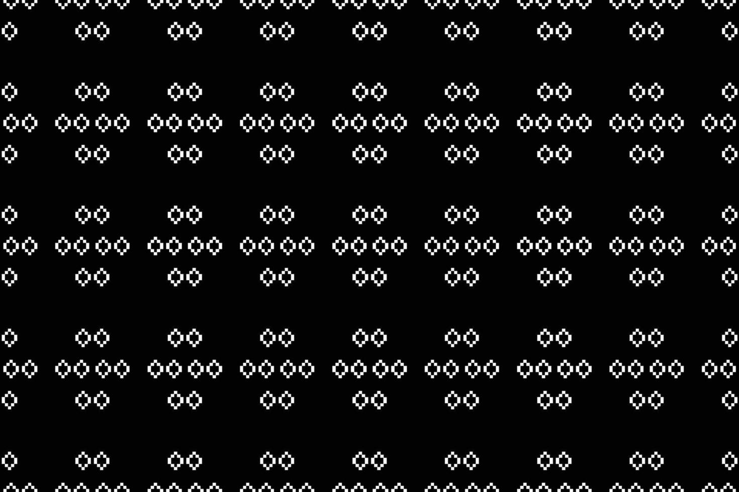 Background black color cross stitch pixel pattern black. vector