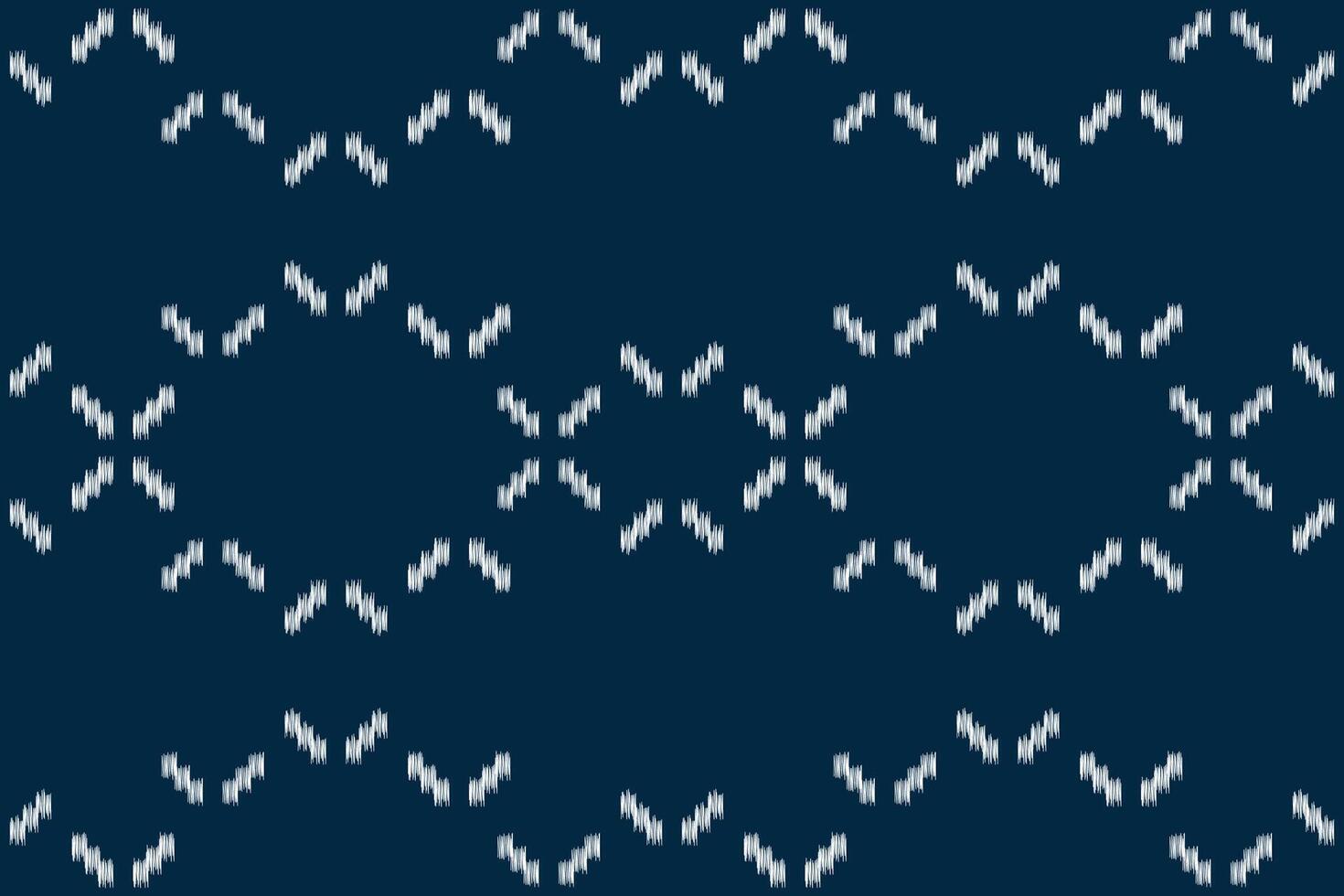 Ethnic blue color pattern traditional motif with ethnic design. vector