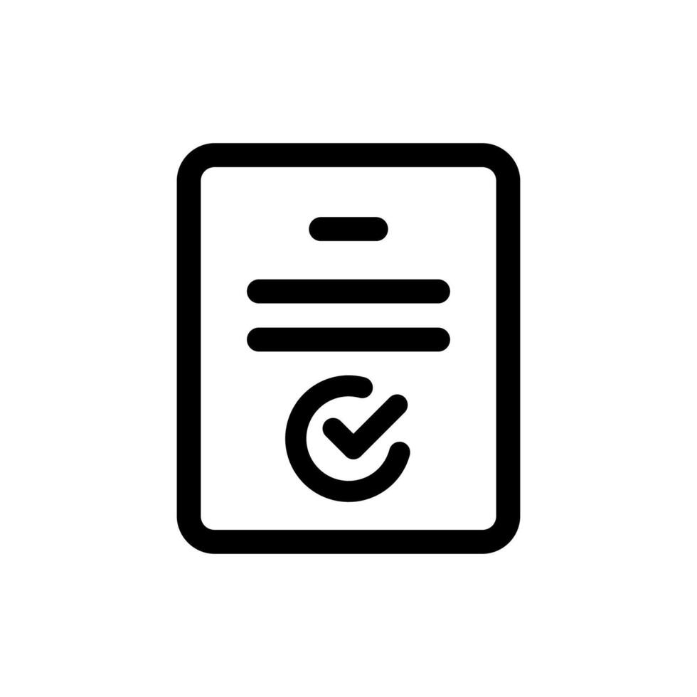 Agreement Icon Line Design Style vector