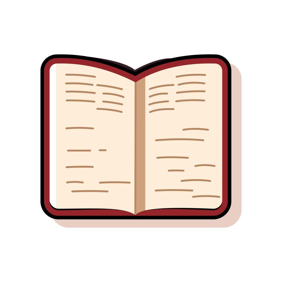 Open Book Icon vector