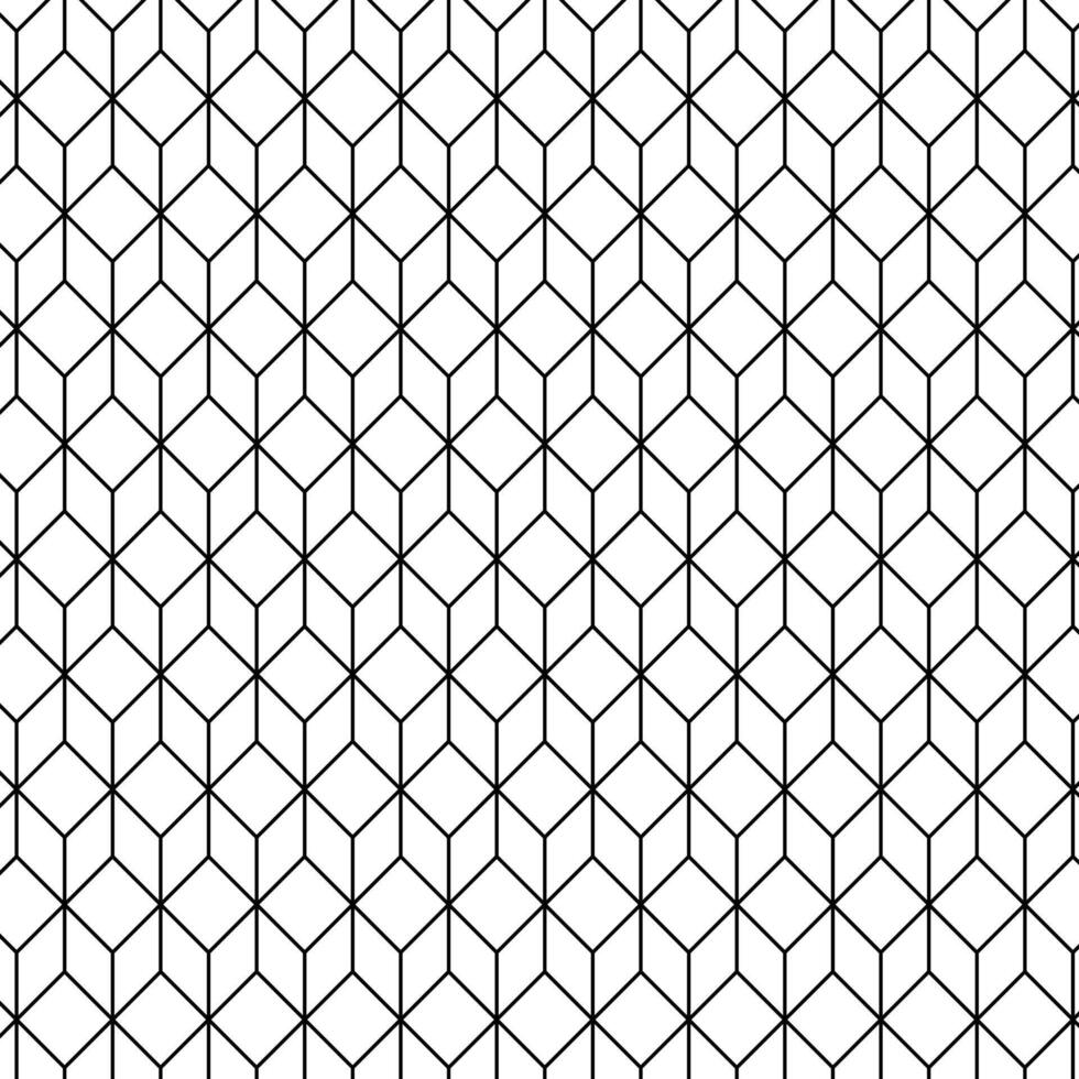 Seamless Geometric Pattern Featuring A Diamond Shape. vector