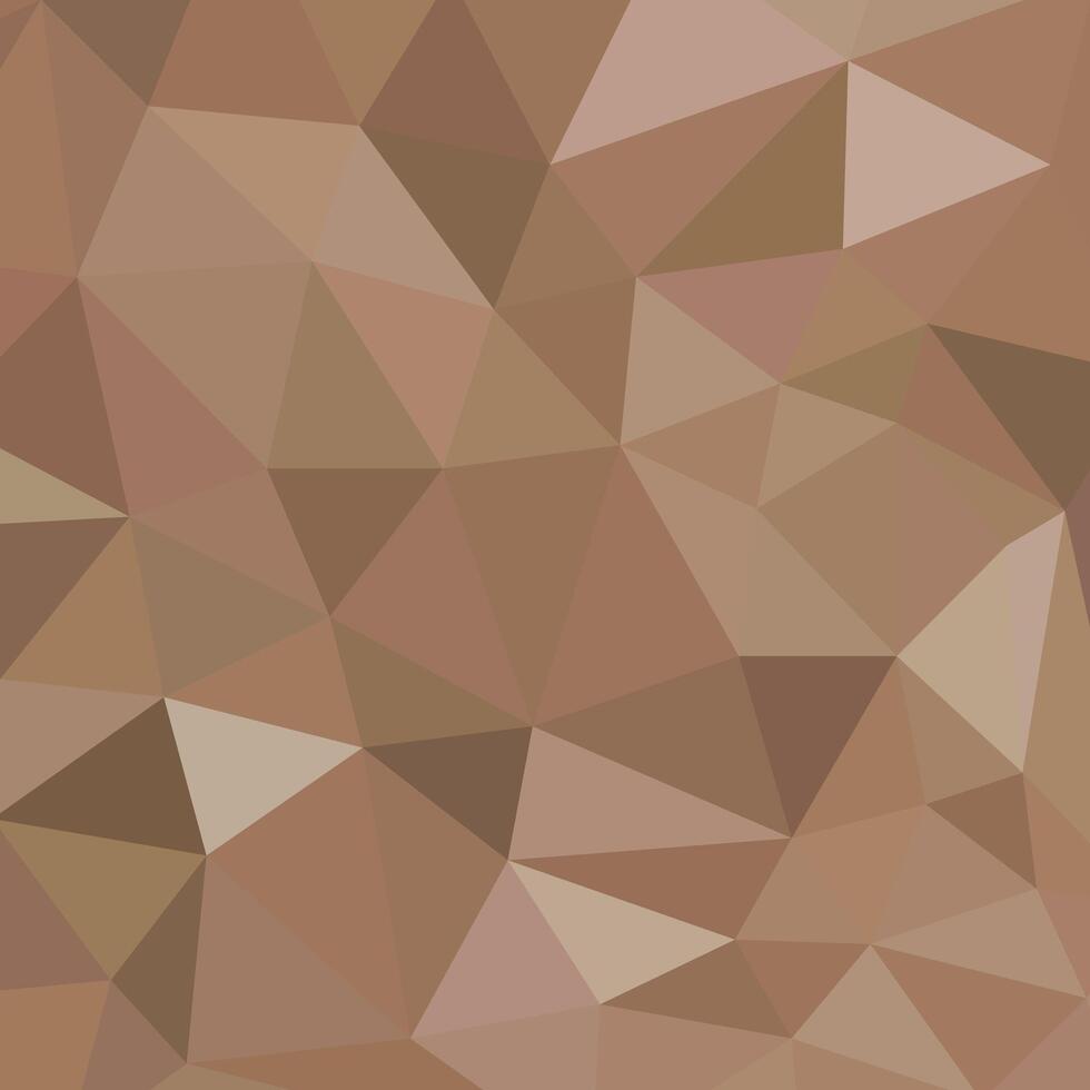 Brown Polygonal Mosaic Background, Low Poly Style, illustration, Business Design Templates vector
