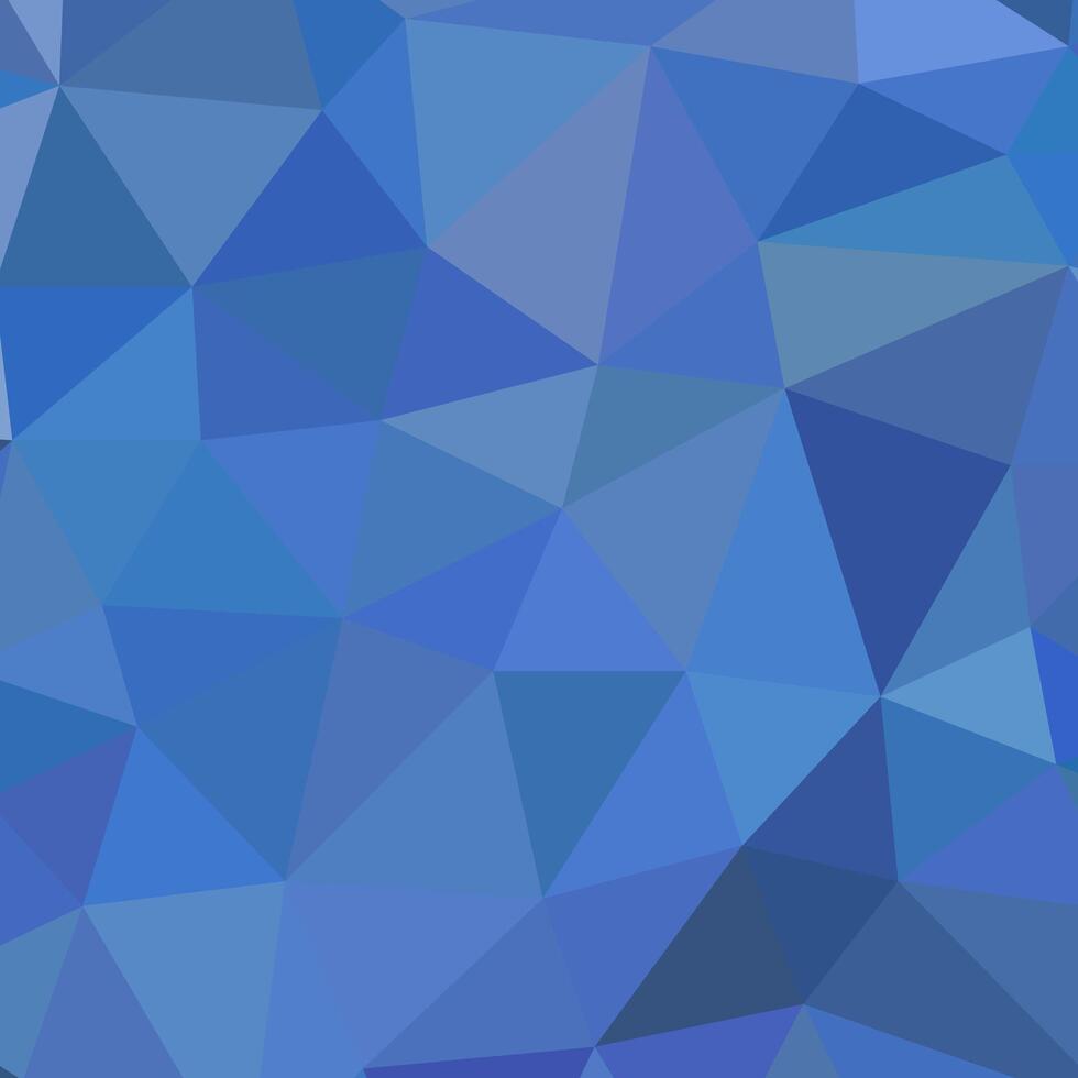 Blue Polygonal Mosaic Background, Low Poly Style, illustration, Business Design Templates vector