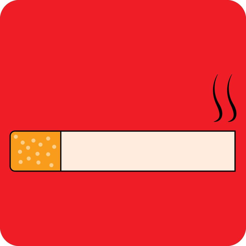 cigarette icon illustration art. vector