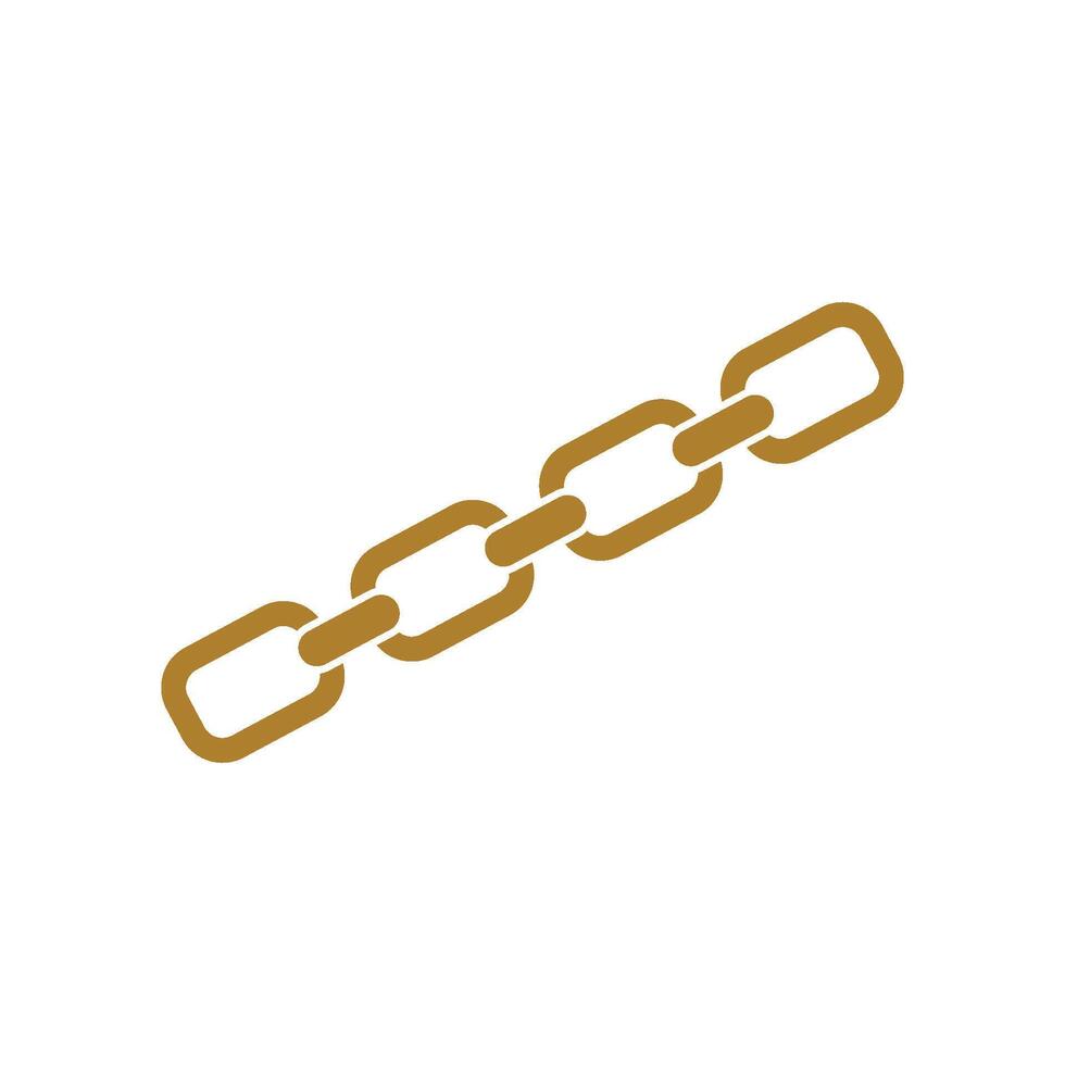 A chain icon on a white background vector