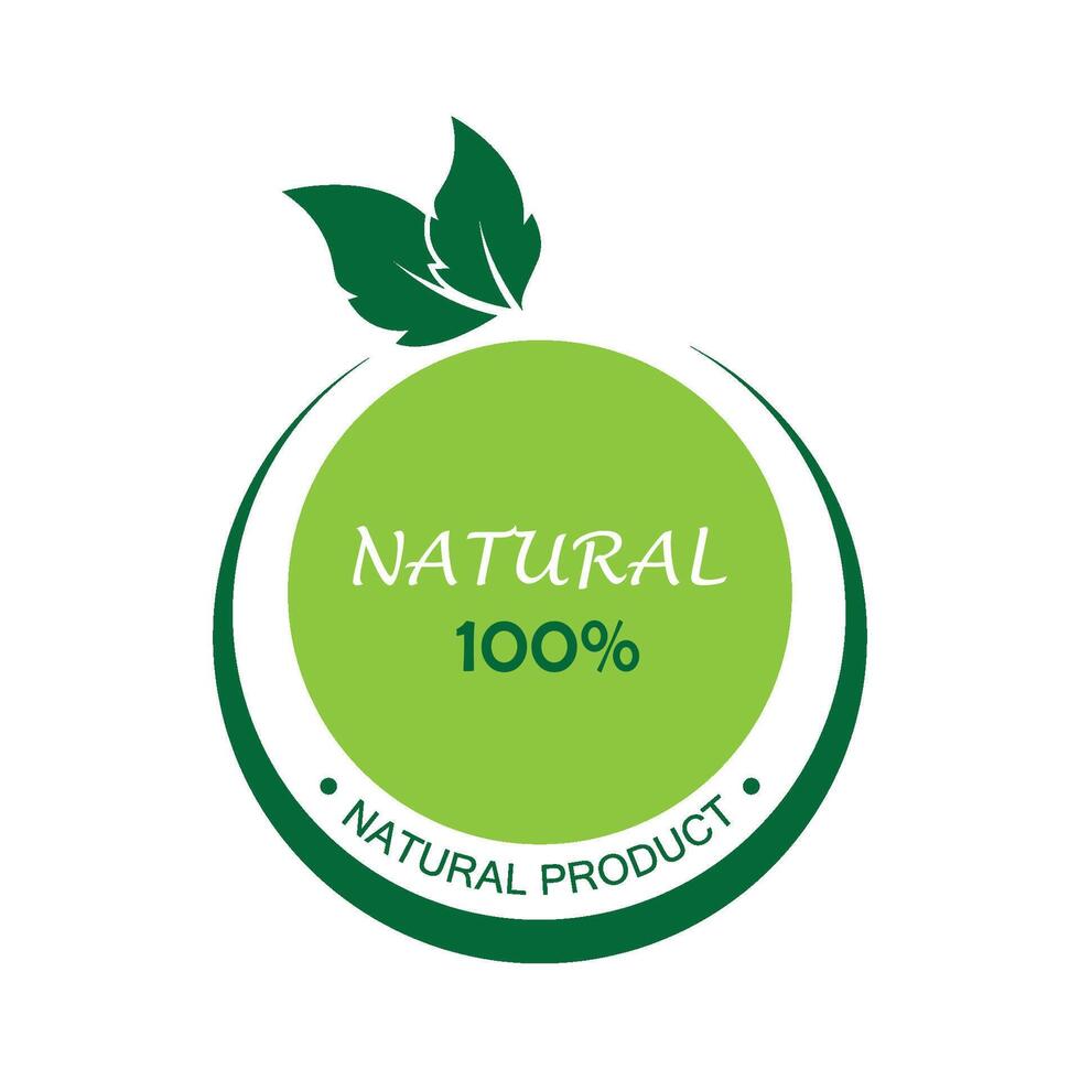 Natural product label vector