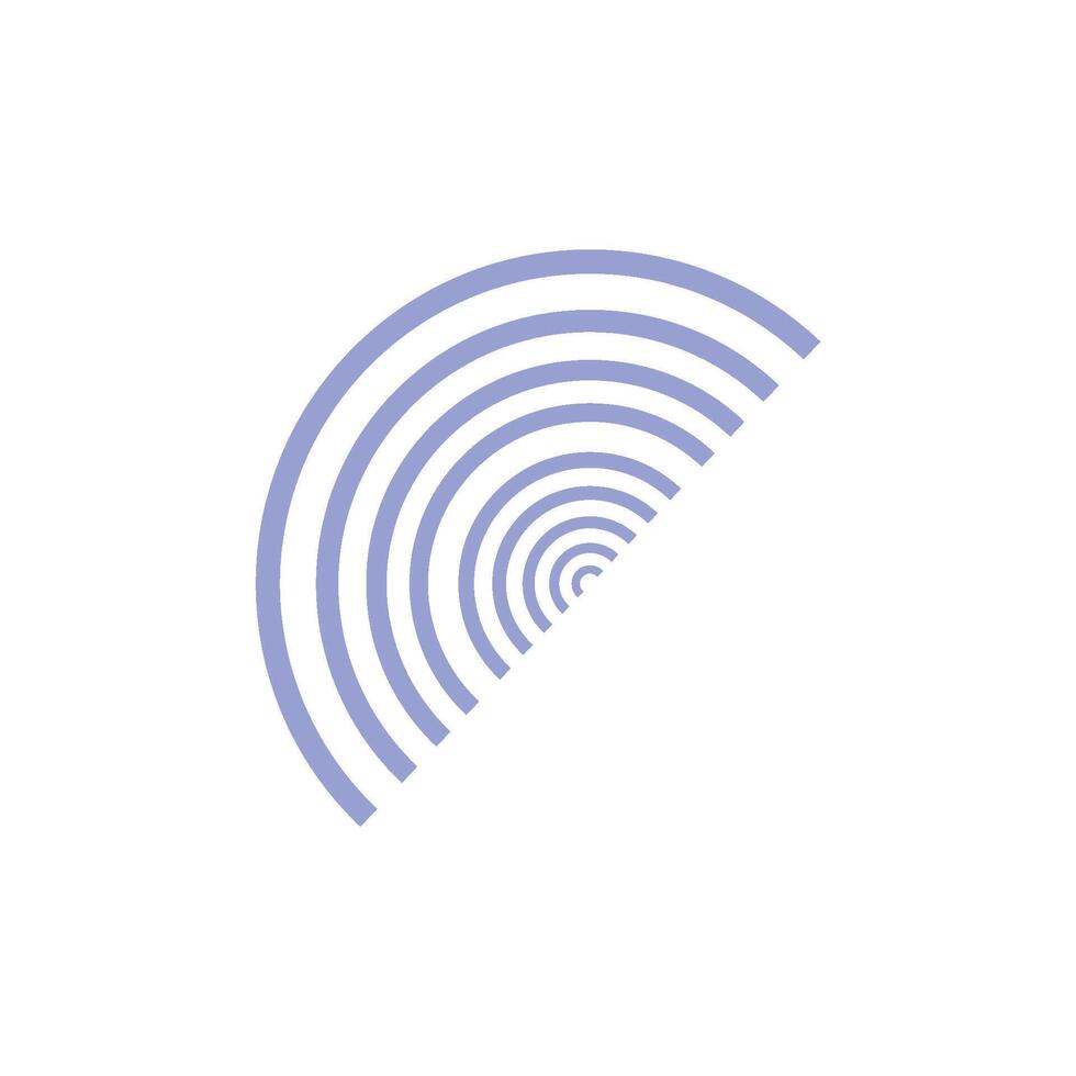 A purple spiral on a white background vector