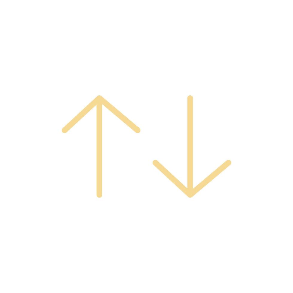 Up arrow icon vector