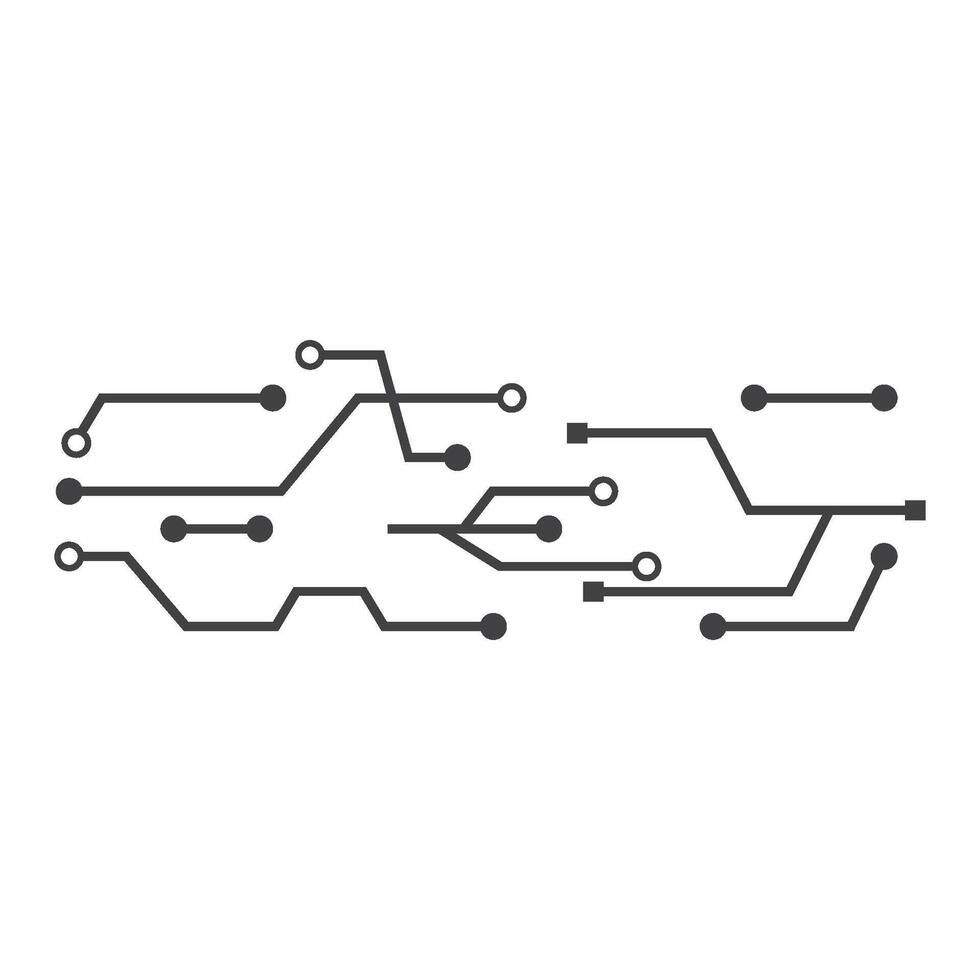 A circuit board with a few lines on it vector