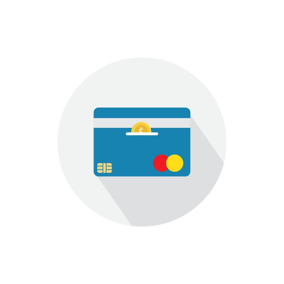 ATM Card icon vector