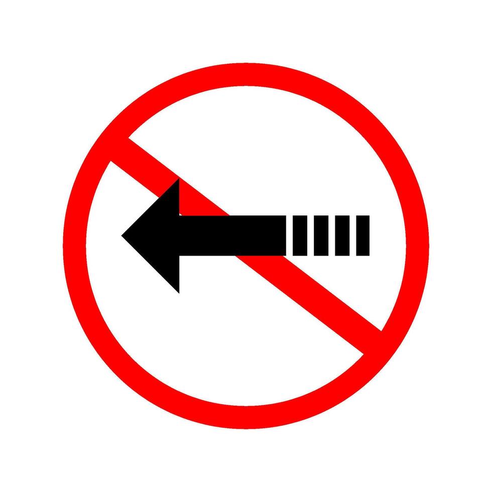 prohibition, direction, symbol, icon, logo, illustration, warning, appeal, image vector