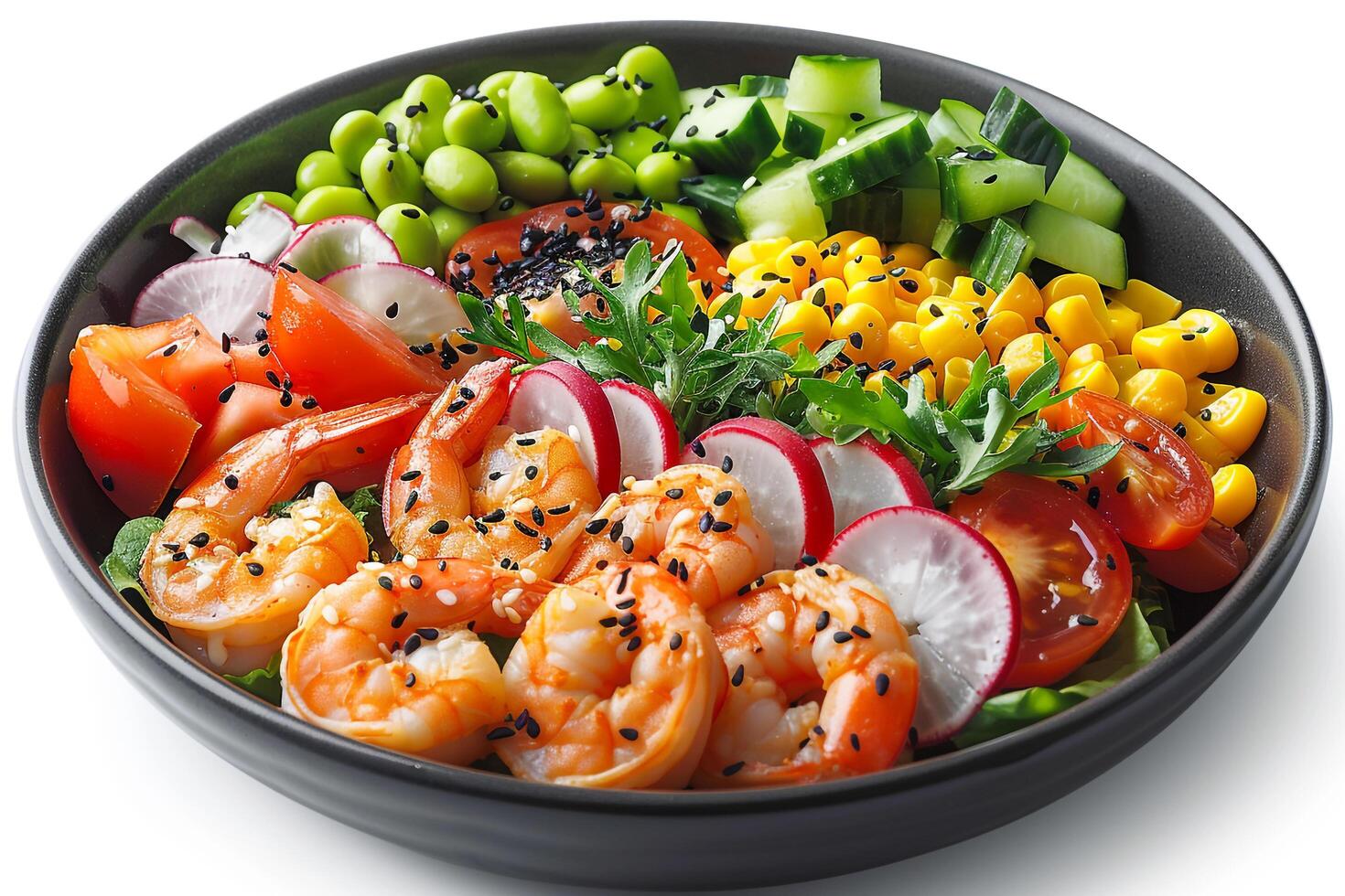 salmon avocado salad photo