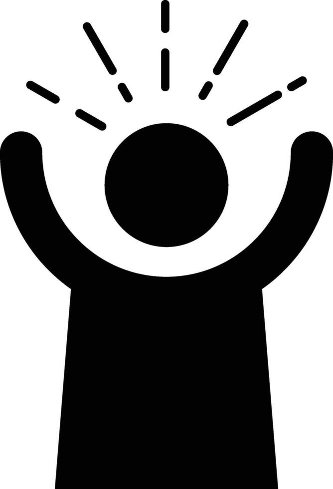 Joy, Happiness, Excited Symbol Icon vector