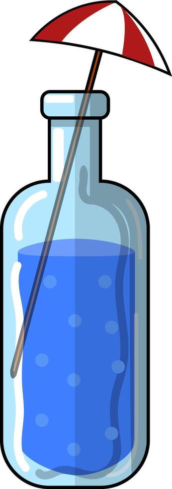 Bottle Glass Icon Illustration vector