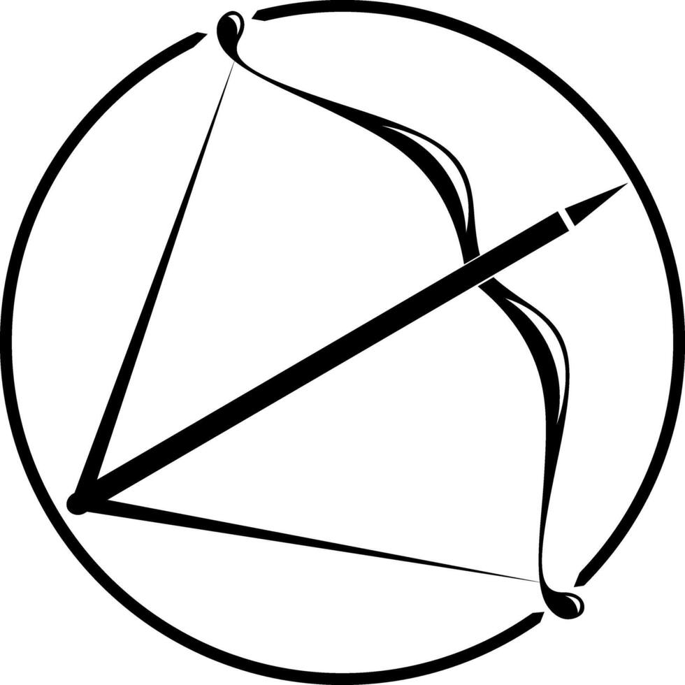 Pencil Weapon Logo vector