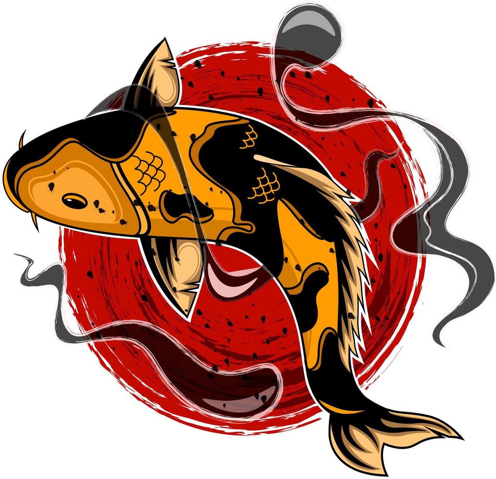 Elegant Fish Illustration vector