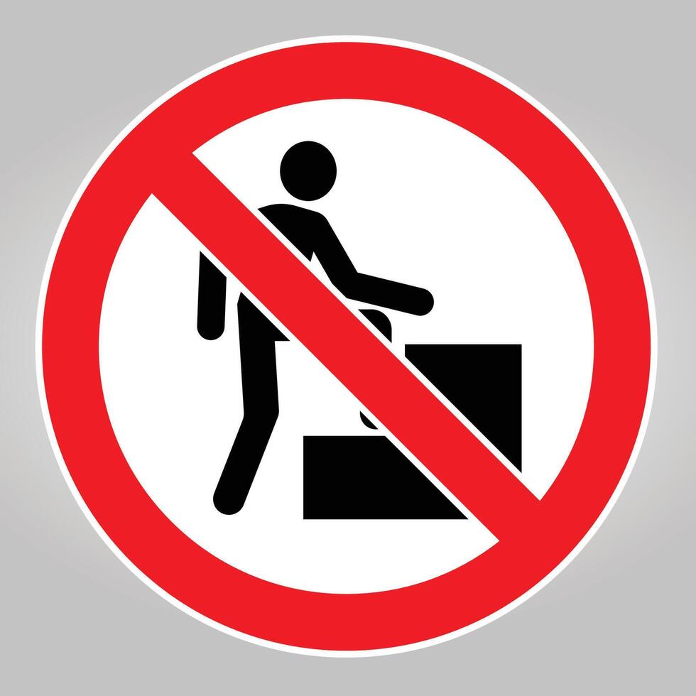 No Entry Sign for Construction Area Safety vector