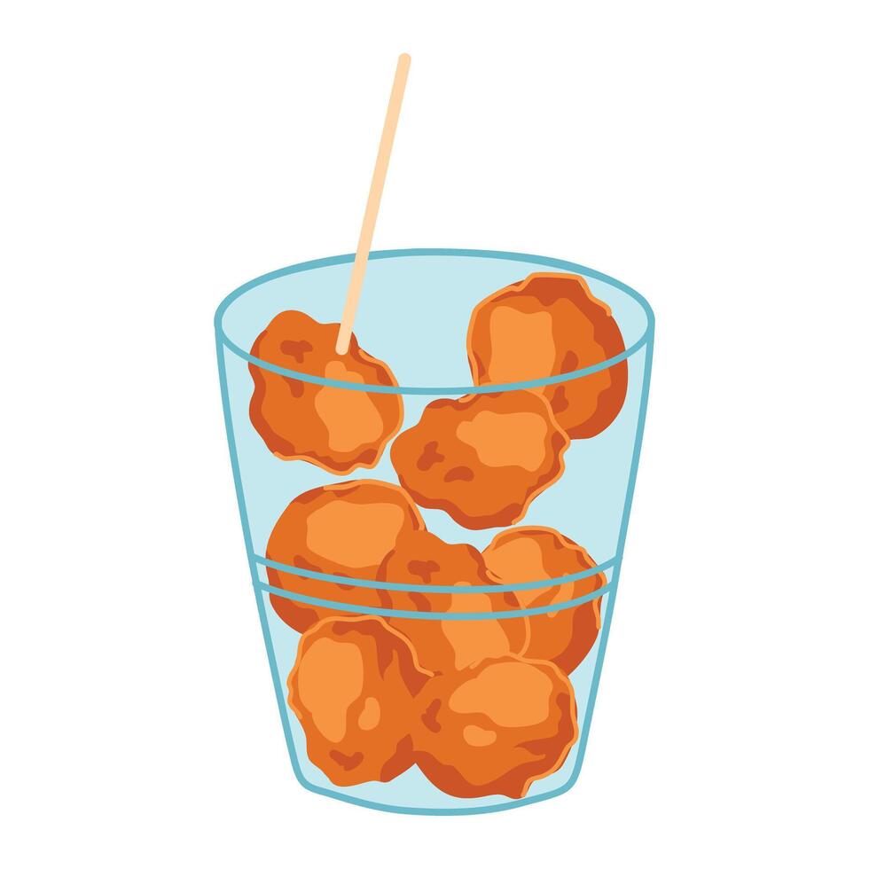 Kwek Kwek Filipino Street Food vector