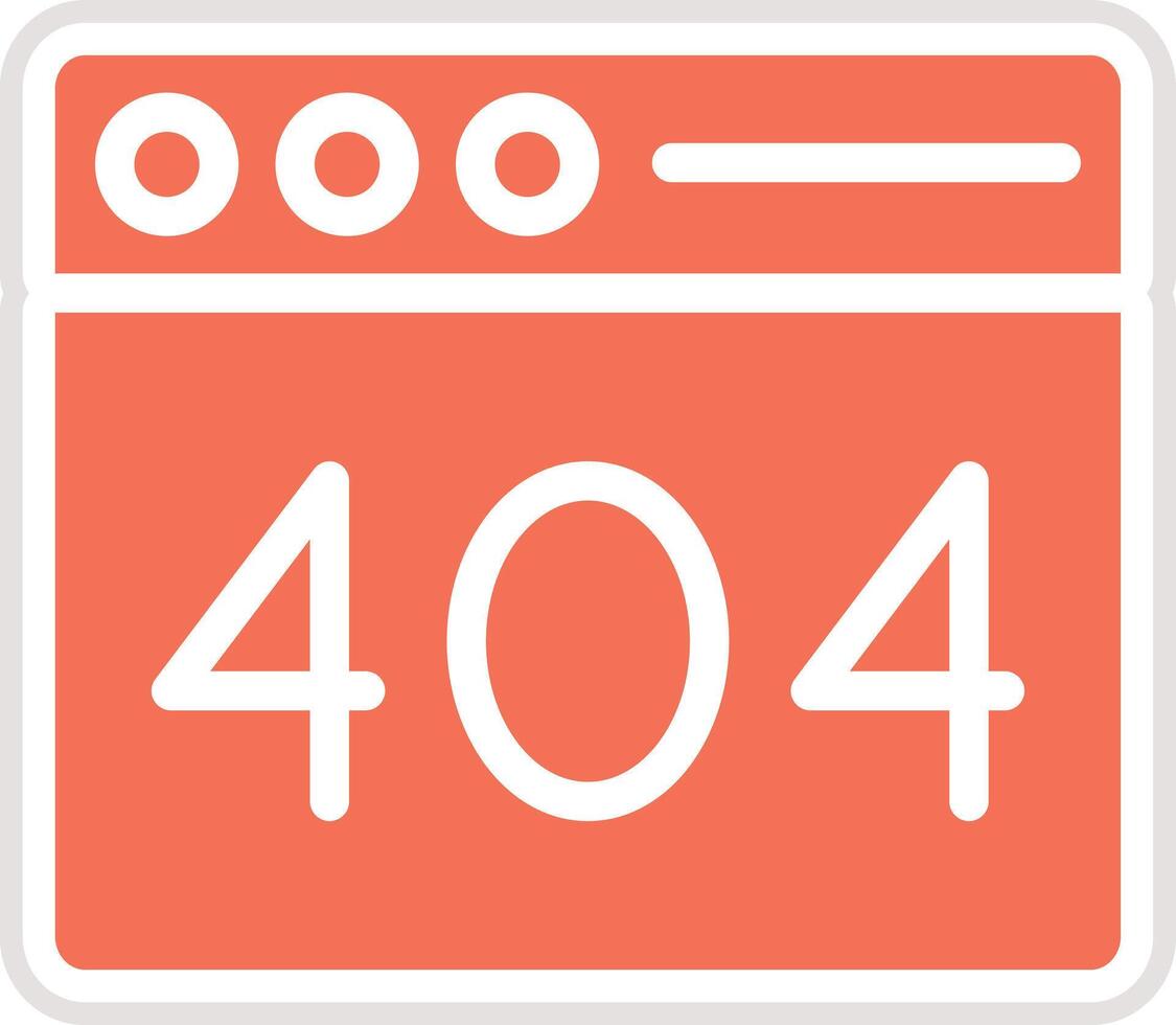 404 error Icon Design Illustration vector