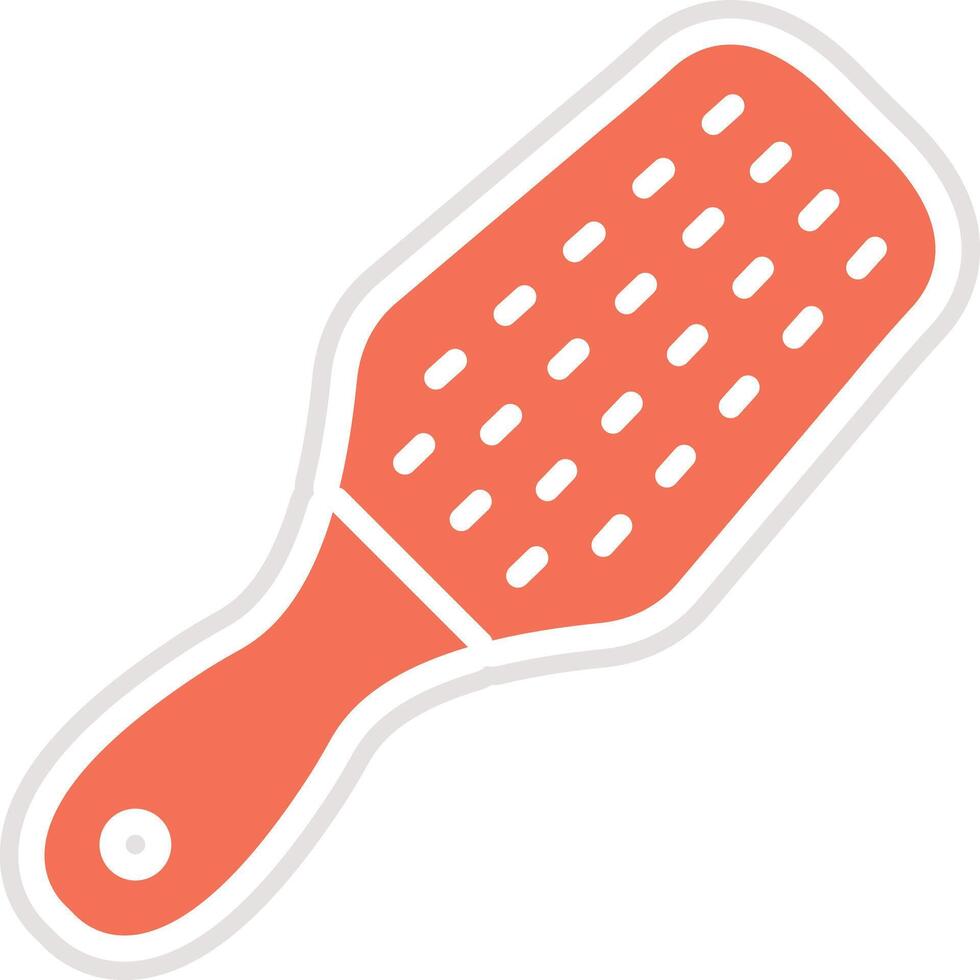Hair brush Icon Design Illustration vector