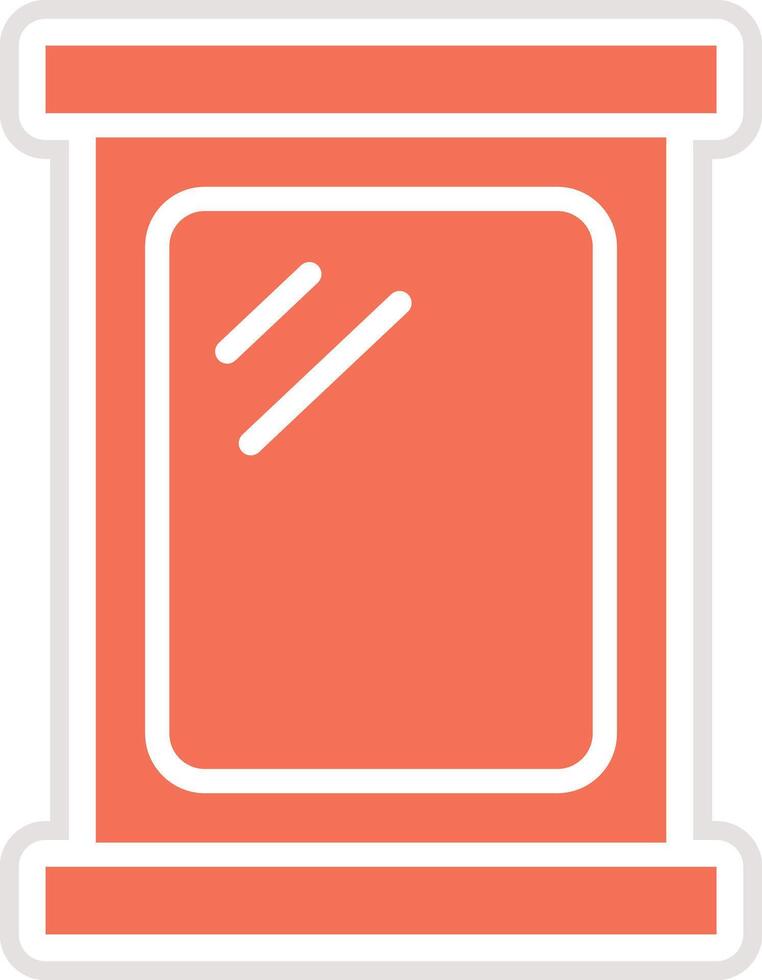 Mirror Icon Design Illustration vector