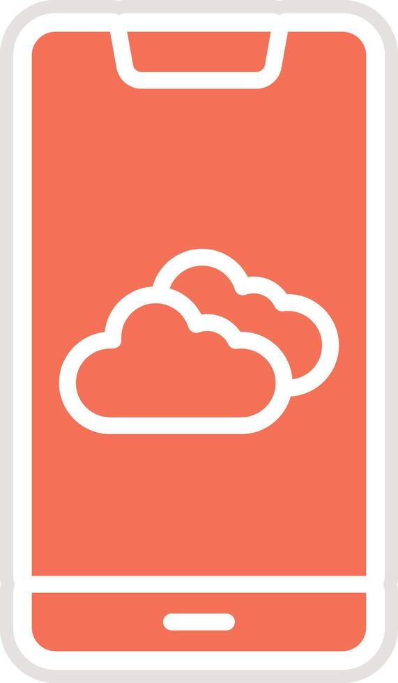 Weather app Icon Design Illustration vector