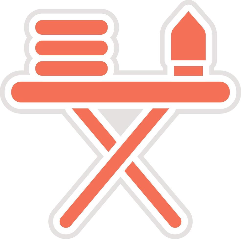 Ironing board Icon Design Illustration vector