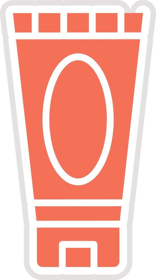 Shaving cream Icon Design Illustration vector