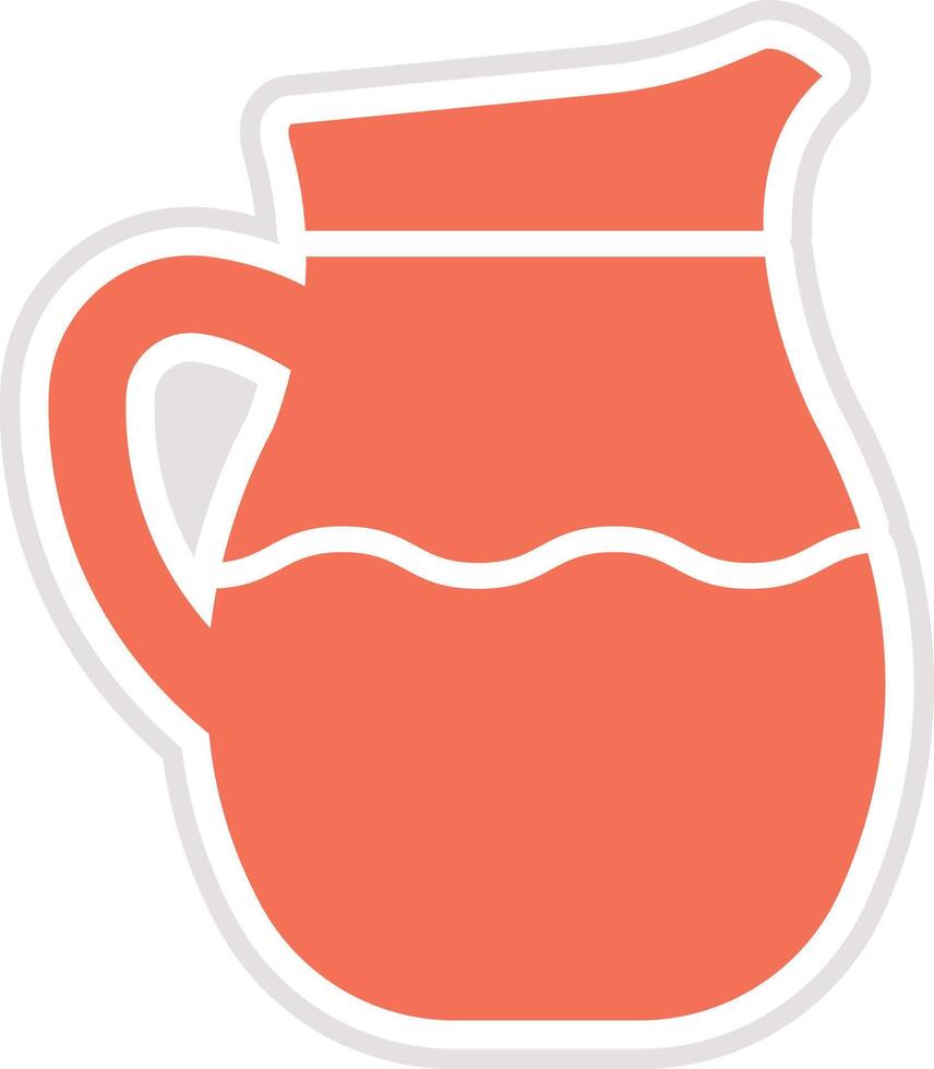 Water jug Icon Design Illustration vector
